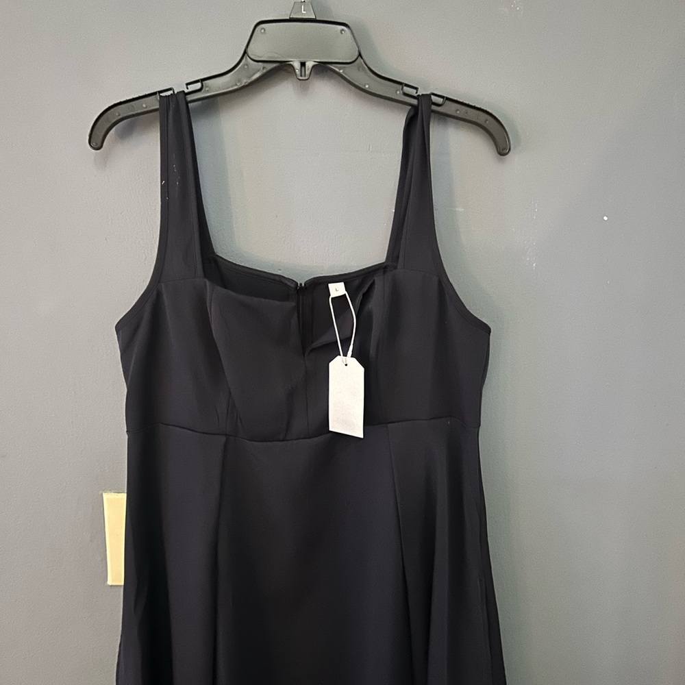 NWT dark blue maxi dress.